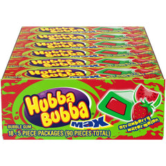 Hubba Bubba single wrapped piece close-up showing portability benefit