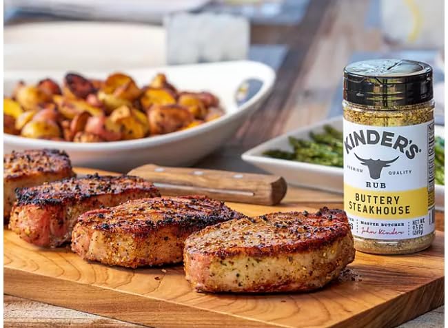 HUBZ Buttery Steakhouse label detail highlighting savory mix for richer steaks