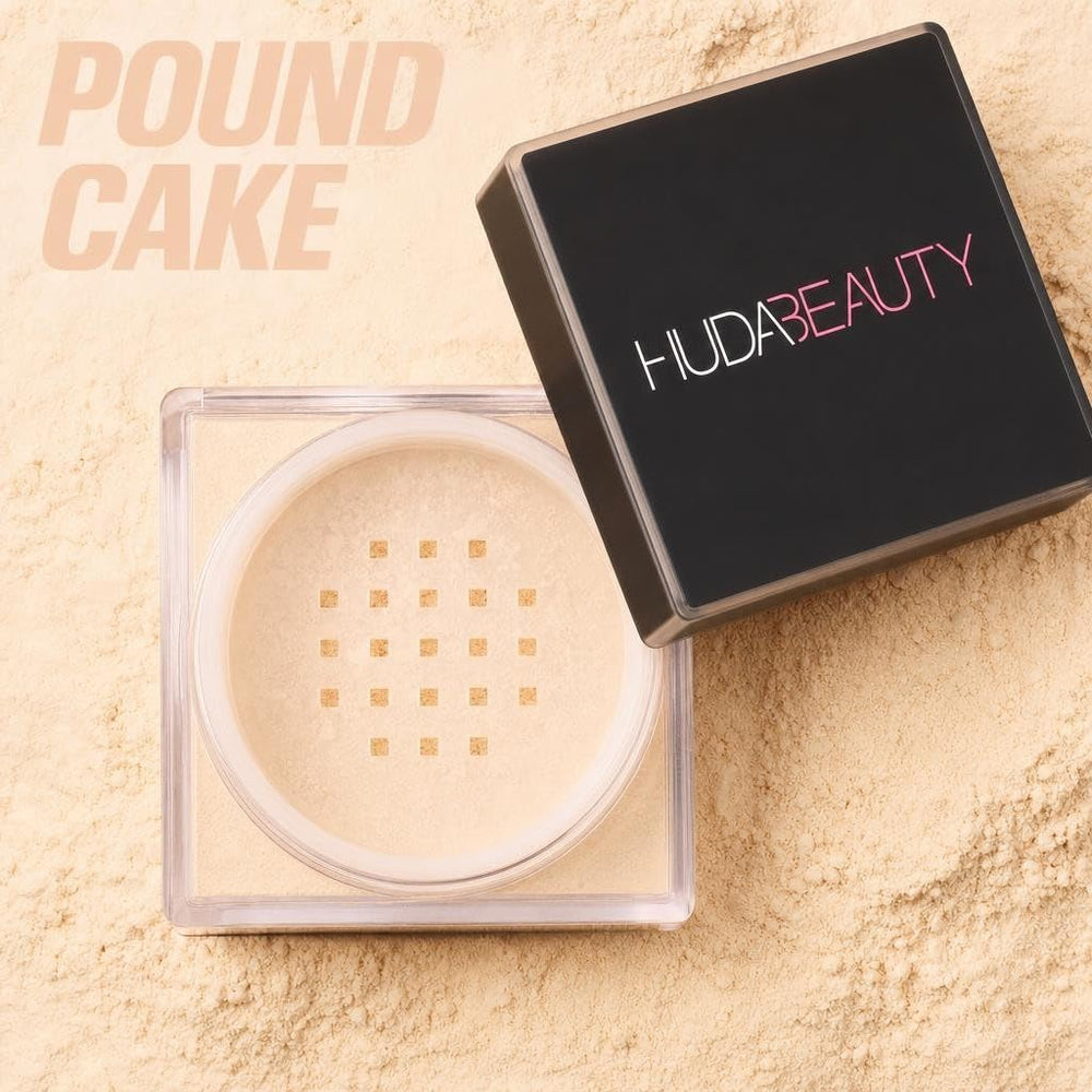 Huda in-use baking under-eye demonstrating crease-free, long-lasting hold
