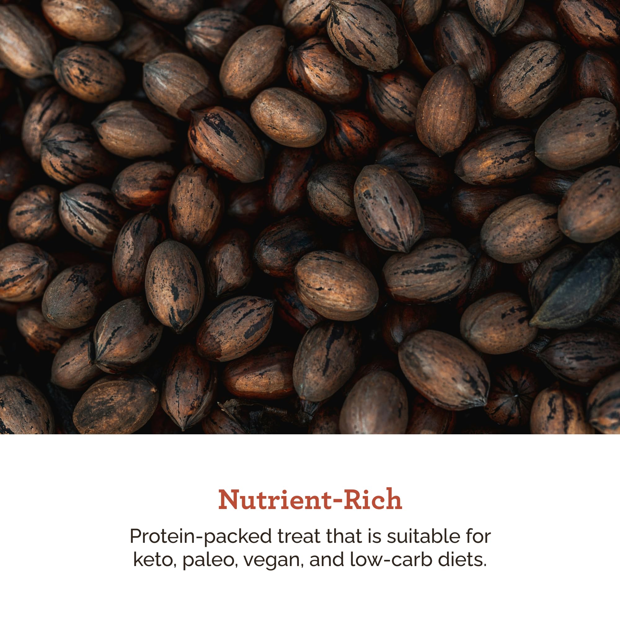 Hudson Pecan Company nutrition label view showing ingredient transparency and trust