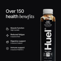 Flatlay of Huel ingredients showing plant sources and wholefood benefits