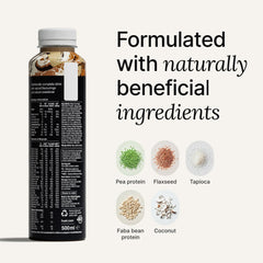 Creamy pour of Huel Black Edition highlighting texture and smoothness