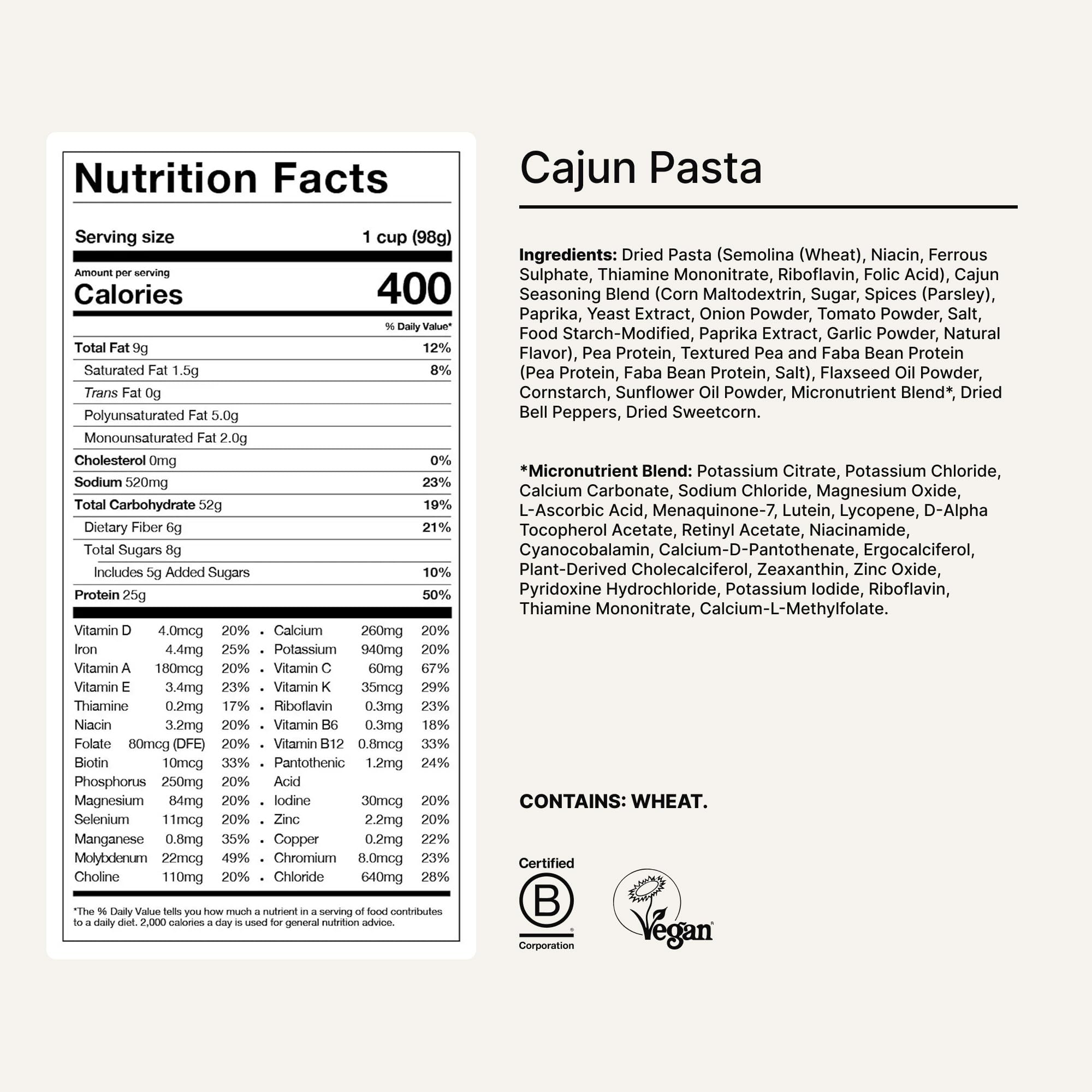 Huel Cajun Pasta cup in microwave demonstrating quick reheating benefit