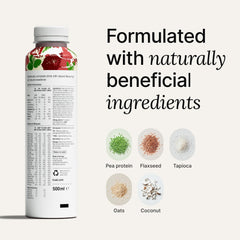 Huel ready-to-drink being poured into glass for quick consumption benefit