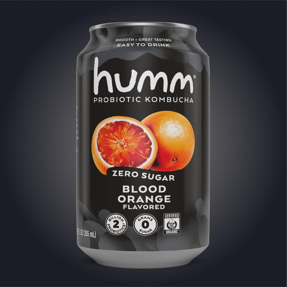 Humm eight-pack boxed display emphasizing stock-up value and variety