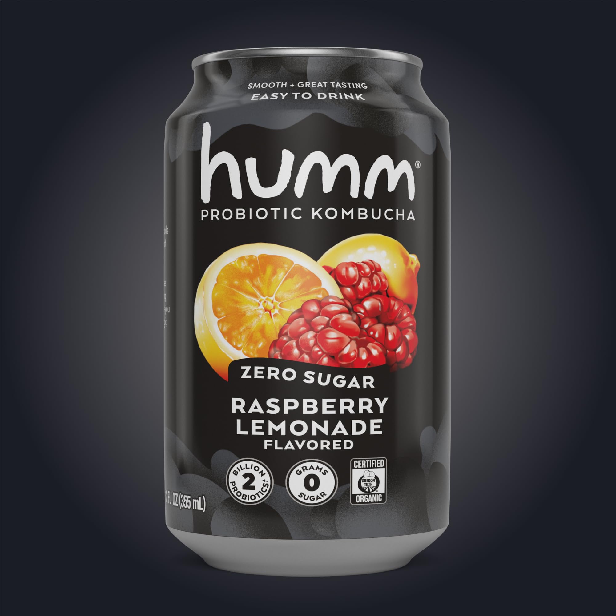 Humm can in outdoor setting showing on-the-go refreshment