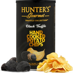 HUNTER'S Gourmet front can showing premium truffle packaging and gift-ready design