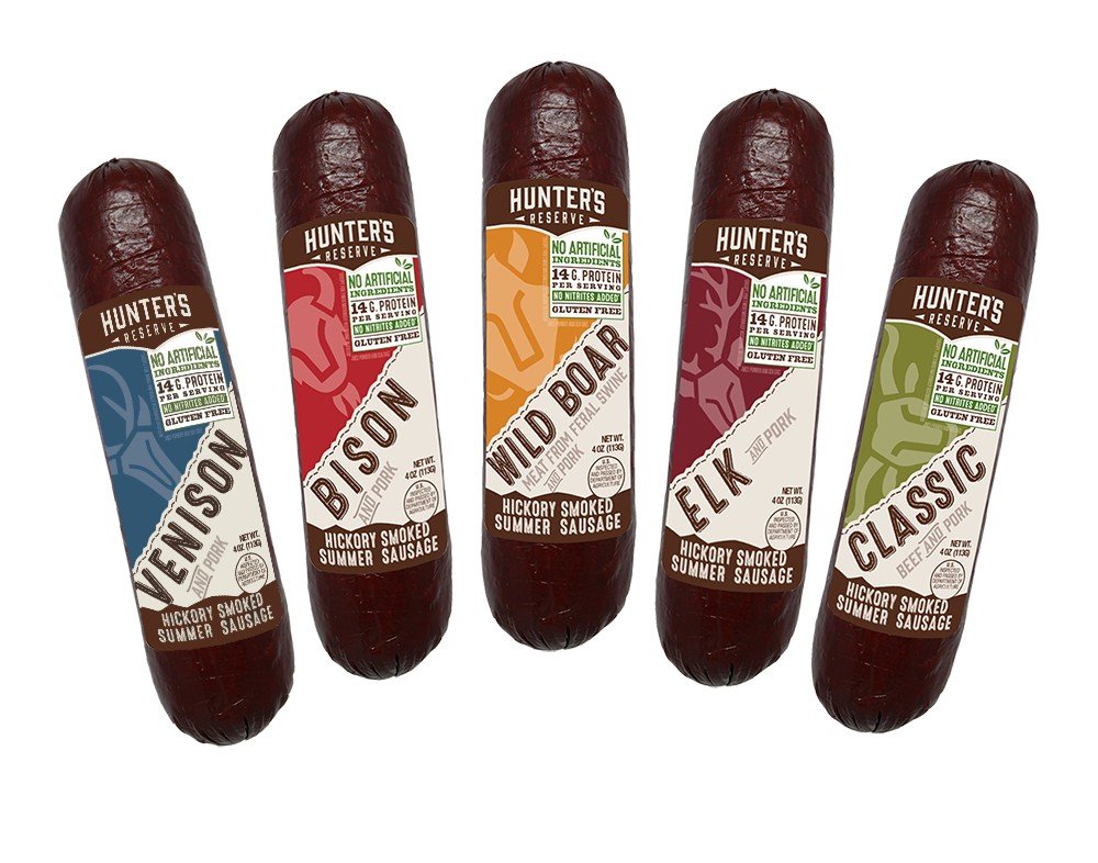 Hunters Reserve front packaging showing five-flavor gift box and brand for gifting