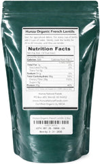 Hunza Natural Foods close-up of lentil grains highlighting texture and flavor