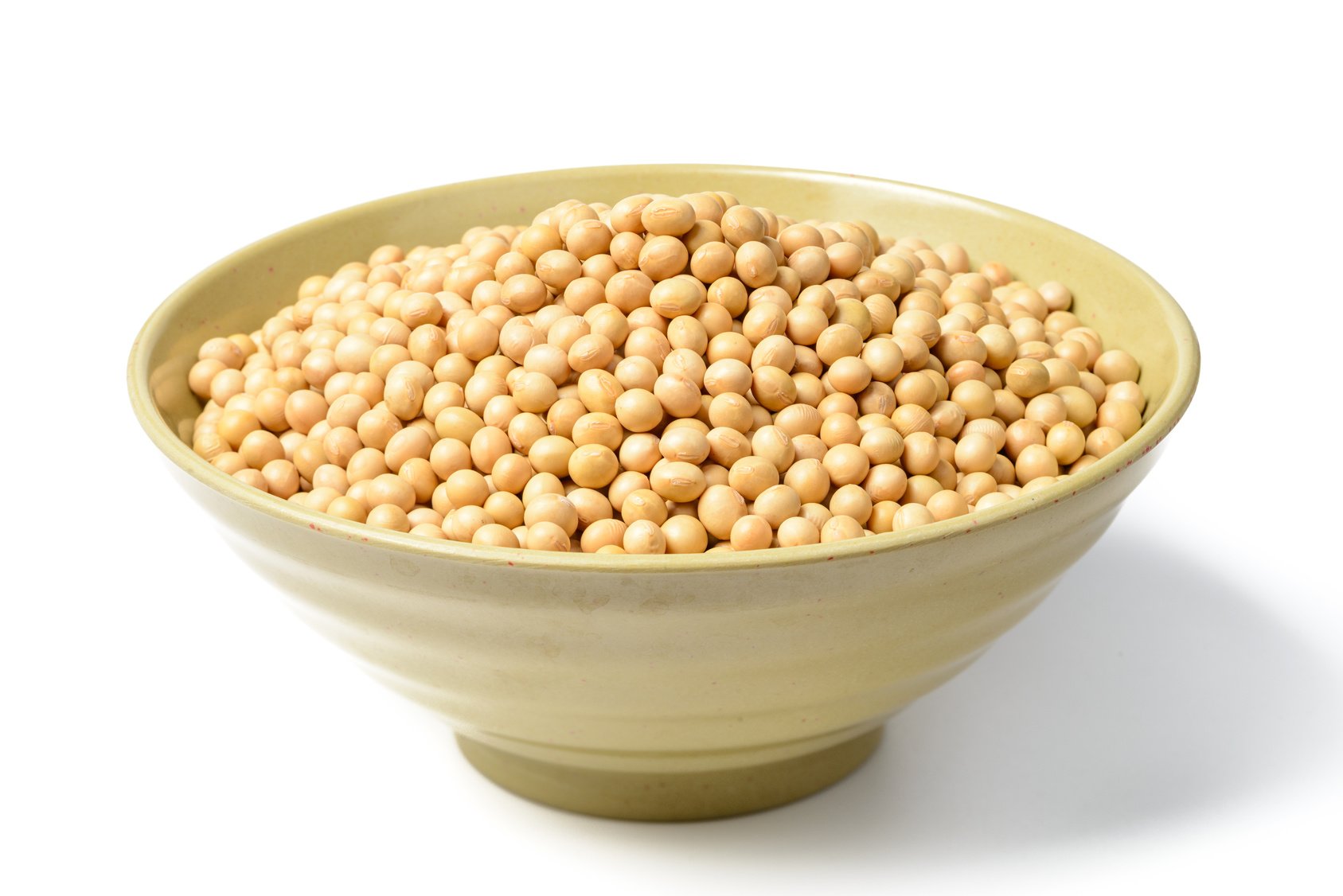 Hunza Natural Foods cooked soybeans scooped showing tender, protein-rich result