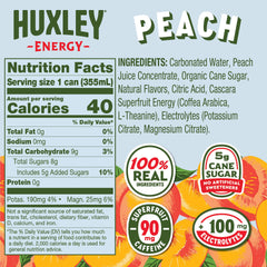 Huxley pouring real peach juice showing natural flavor and hydration
