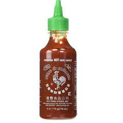 HUY FONG ROOSTER bottle front label showing iconic rooster and ready-to-use bold flavor