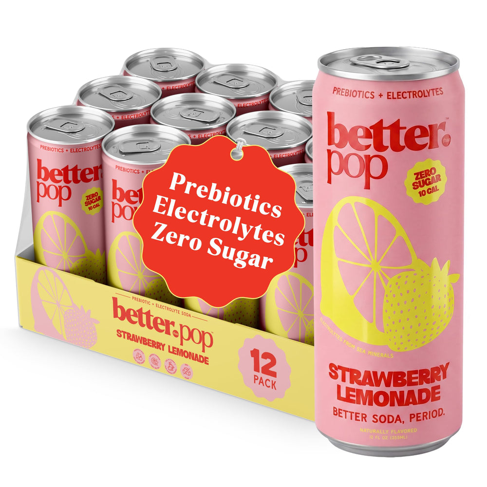 Hyburst can front view showing strawberry lemonade and benefits