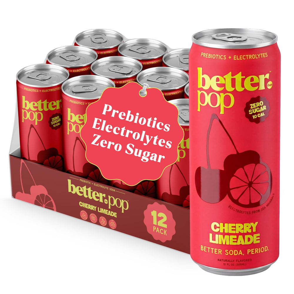 Hyburst front can showing Cherry Limeade flavor and zero sugar benefit