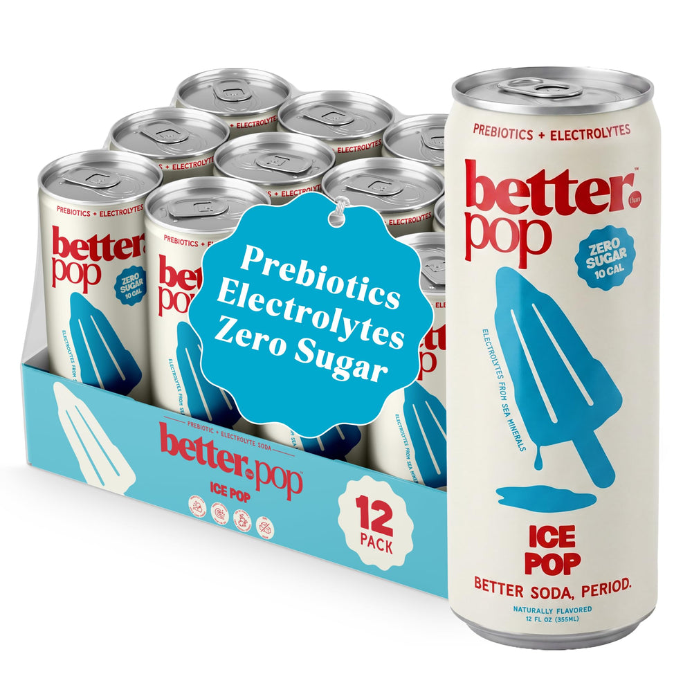 Hyburst Better Than Pop front can showing branding and Ice Pop flavor benefit refreshment