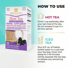 HYLEYS brewed acai berry tea cup offering calming evening ritual