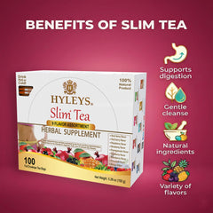 HYLEYS foil-sealed teabag close-up demonstrating freshness and secure packaging