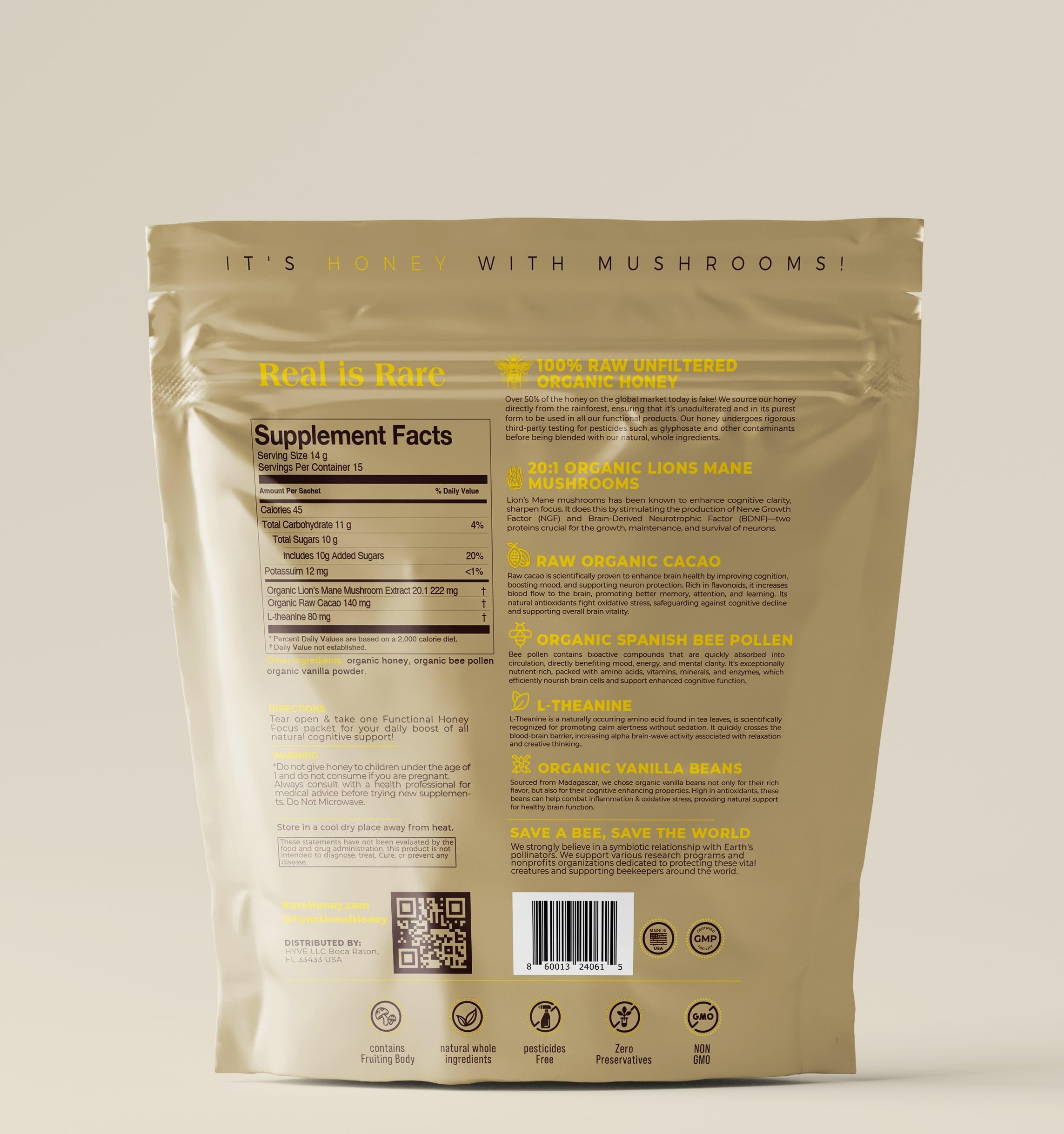 HYVE Mind packet in hand for size comparison and on-the-go convenience