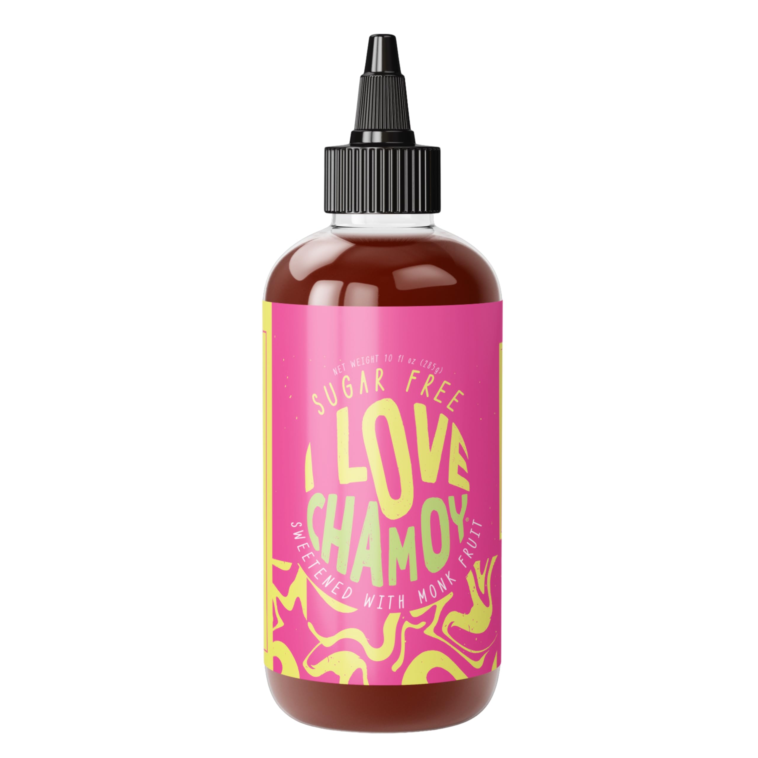 I Love Chamoy front label showing brand and sugar free claim, clear benefit visibility