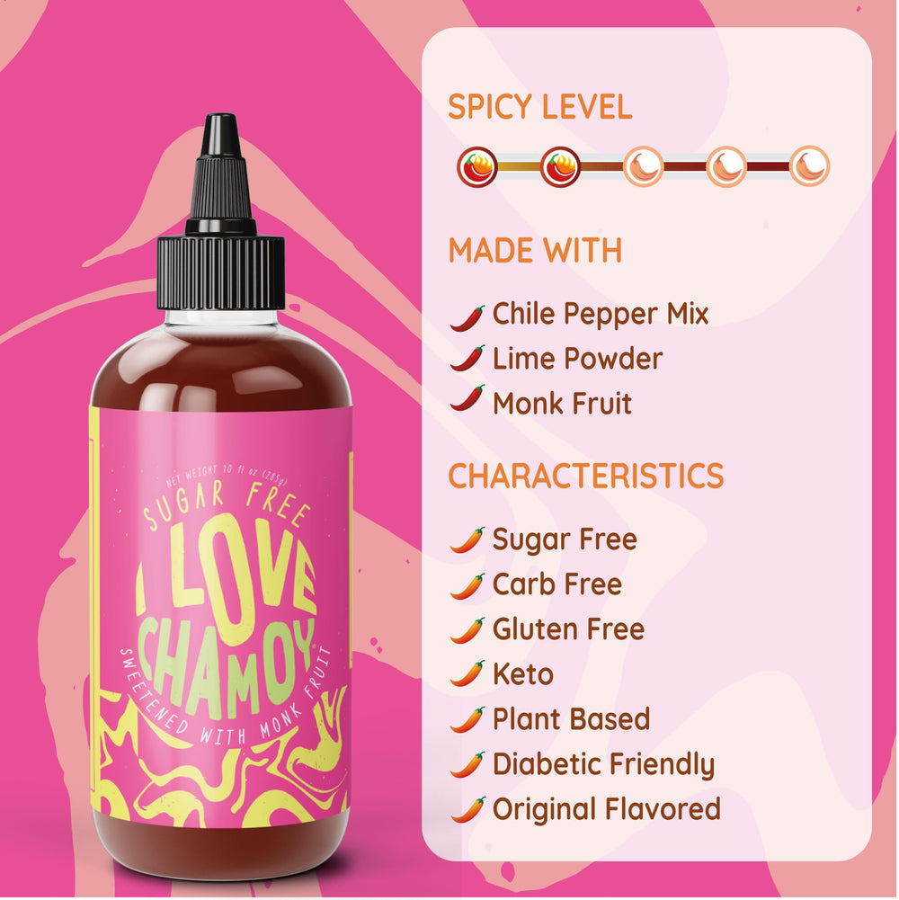 I Love Chamoy sauce on spoon to reveal texture and concentrated tang benefit