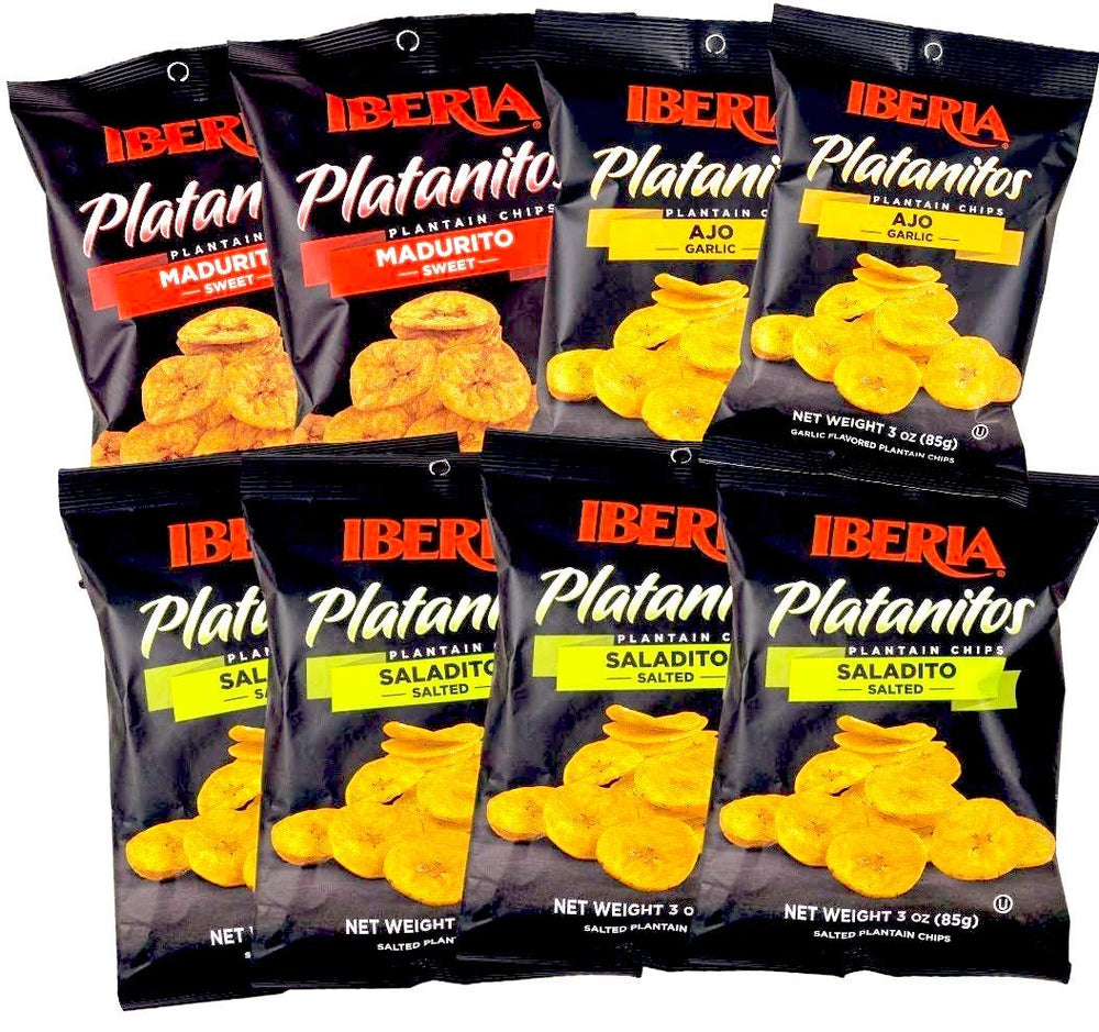 Iberia front packaging showing the variety pack and flavor labels for easy selection