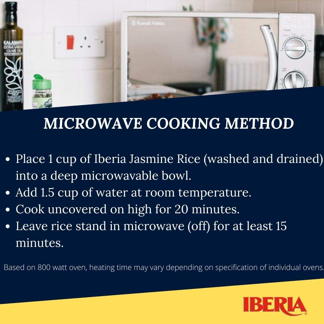 Bowl of cooked Iberia jasmine rice with fluffy texture, enhancing meals with light fragrance