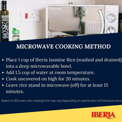 Bowl of cooked Iberia jasmine rice with fluffy texture, enhancing meals with light fragrance