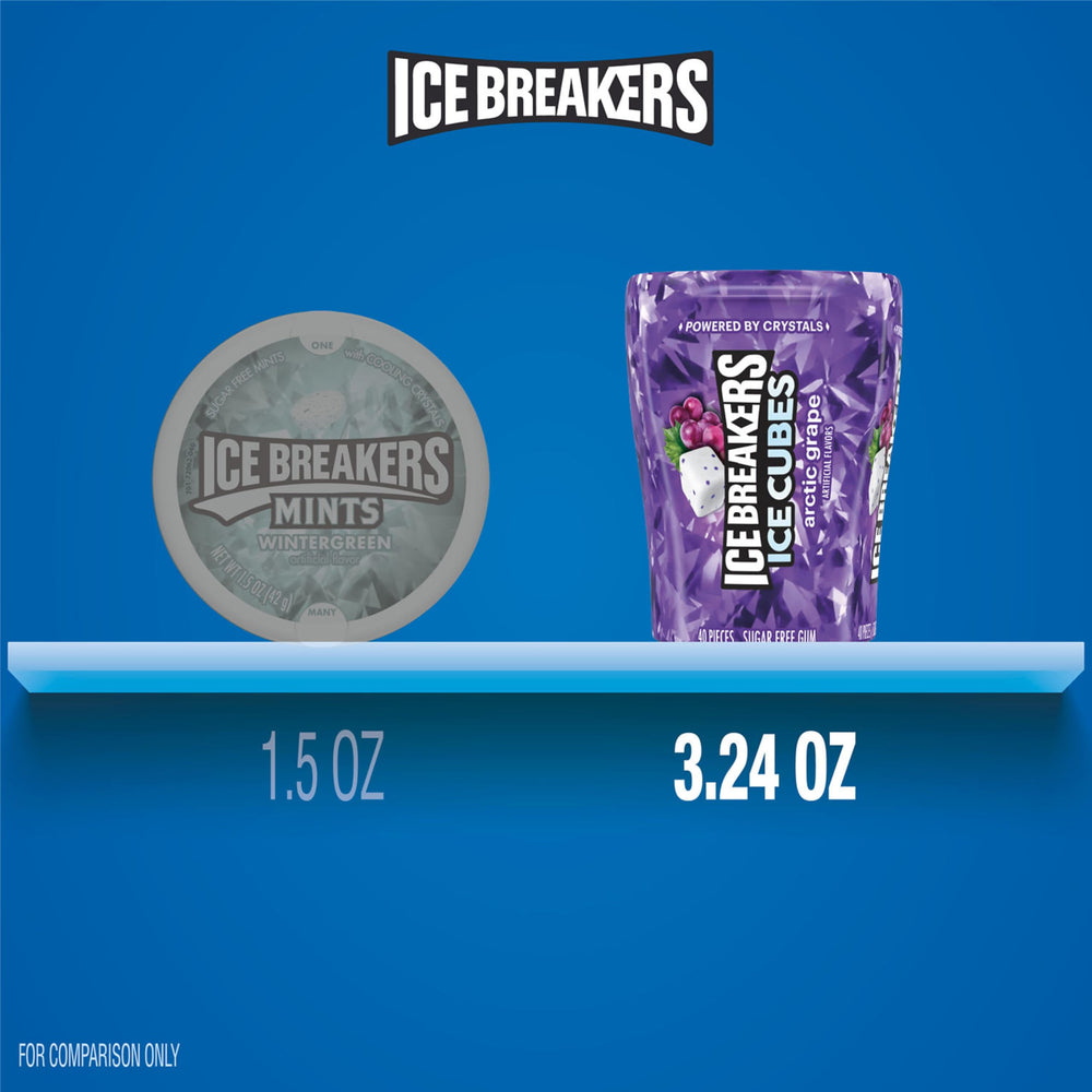 Ice Breakers on office desk for quick flavor and breath refreshment