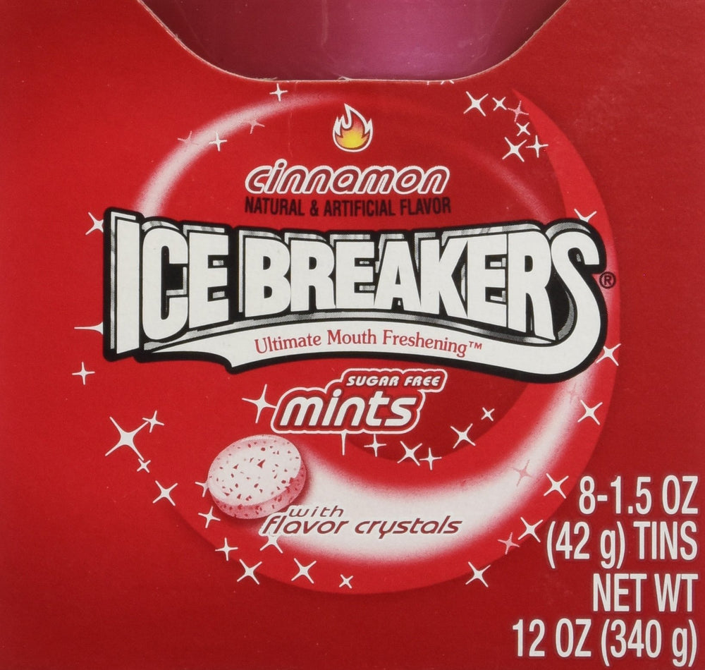 Ice Breakers tin in a pocket demonstrating convenient carry and quick access benefit