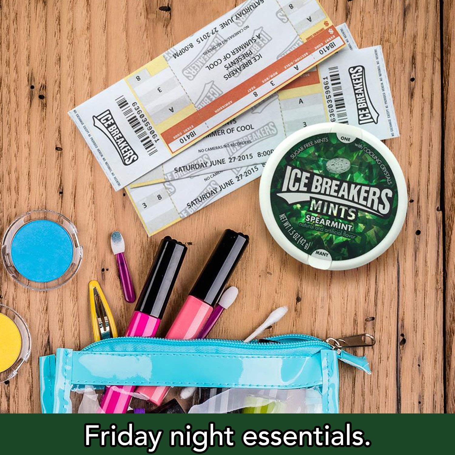 Ice Breakers puck stored in a drawer for convenient access and organization