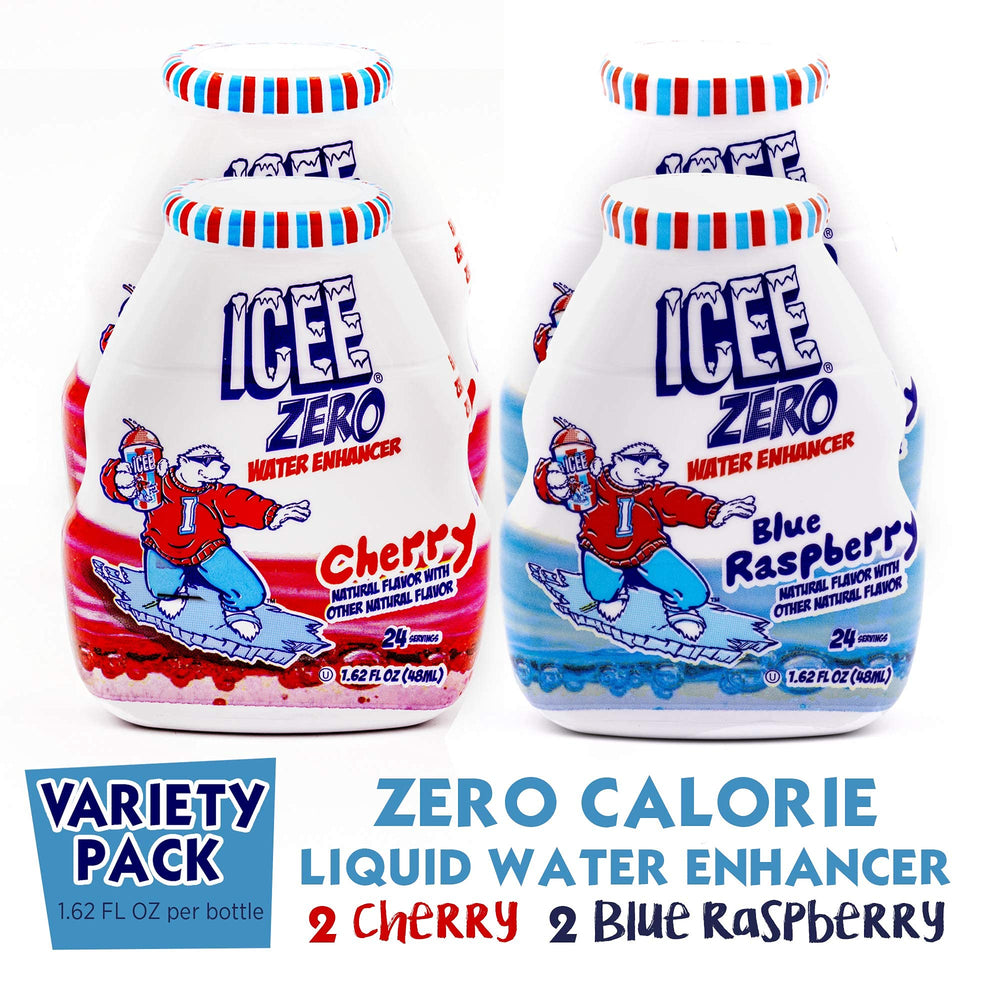 ICEE bottle close-up of dropper tip for precise, no-mess flavor control