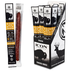 ICON Meats front packaging showing 24-pack and Honey BBQ flavor benefits