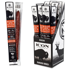 ICON Meats front packaging showing 24-pack and original flavor benefits