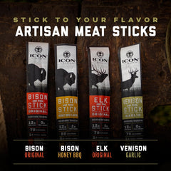 ICON Meats single individually wrapped stick ready to grab for convenience