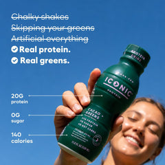 ICONIC label close-up showing ingredients and clean formula for informed buyers