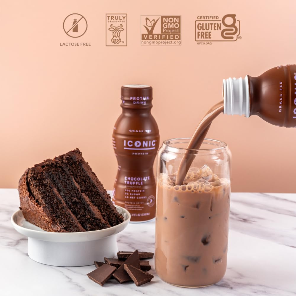 ICONIC held by hand for a fast on-the-go protein snack benefit