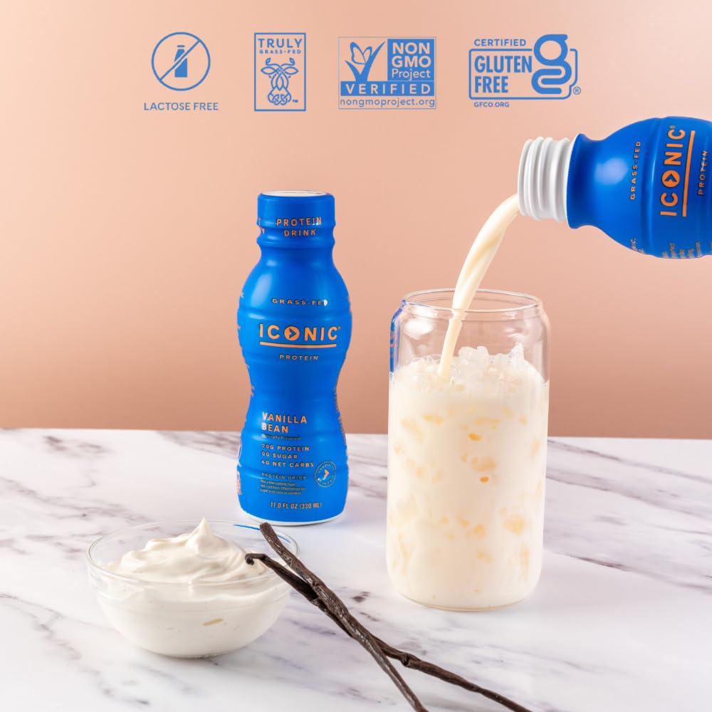 ICONIC held by a commuter demonstrating on-the-go protein convenience