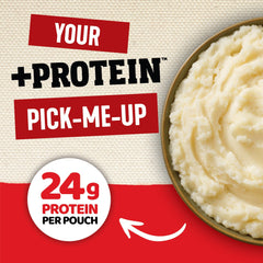 Idahoan creamy mashed potatoes in bowl showing smooth texture and comfort