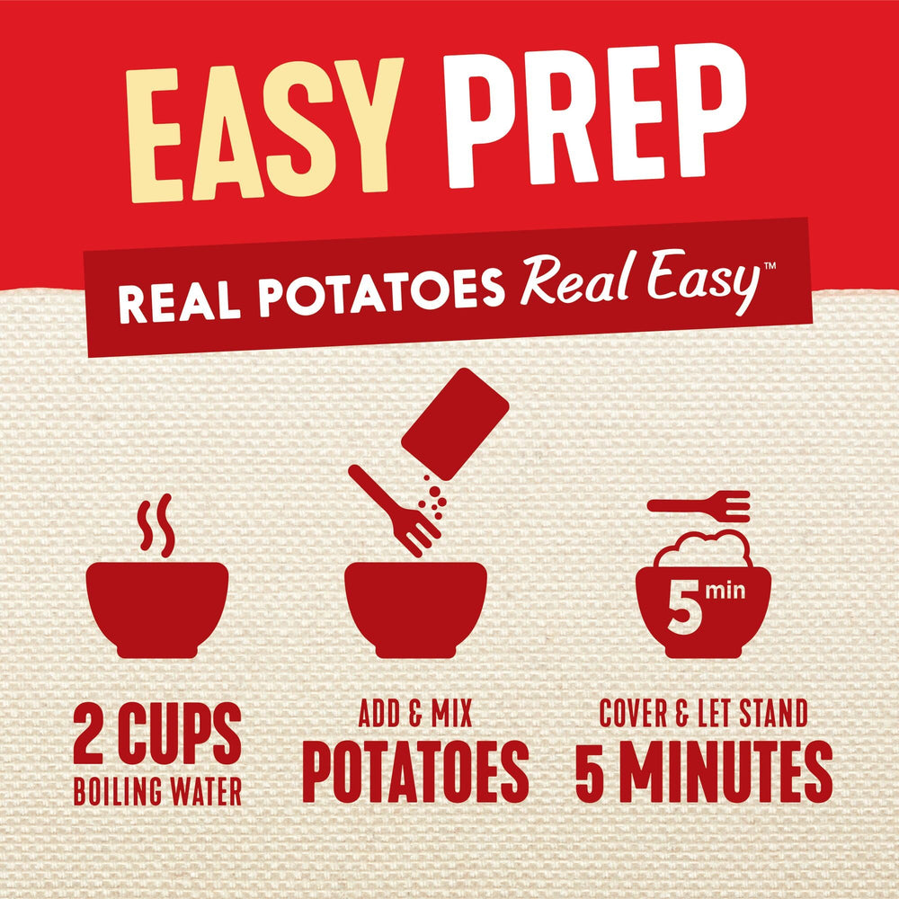 Idahoan spoonful portion demonstrating serving size and protein boost