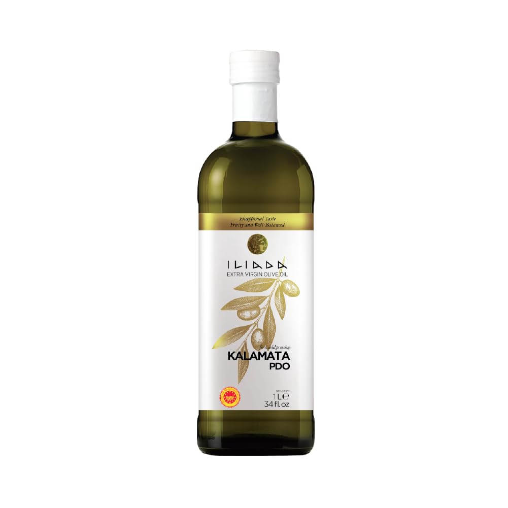 Iliada front bottle showing label and PDO badge, conveys authenticity