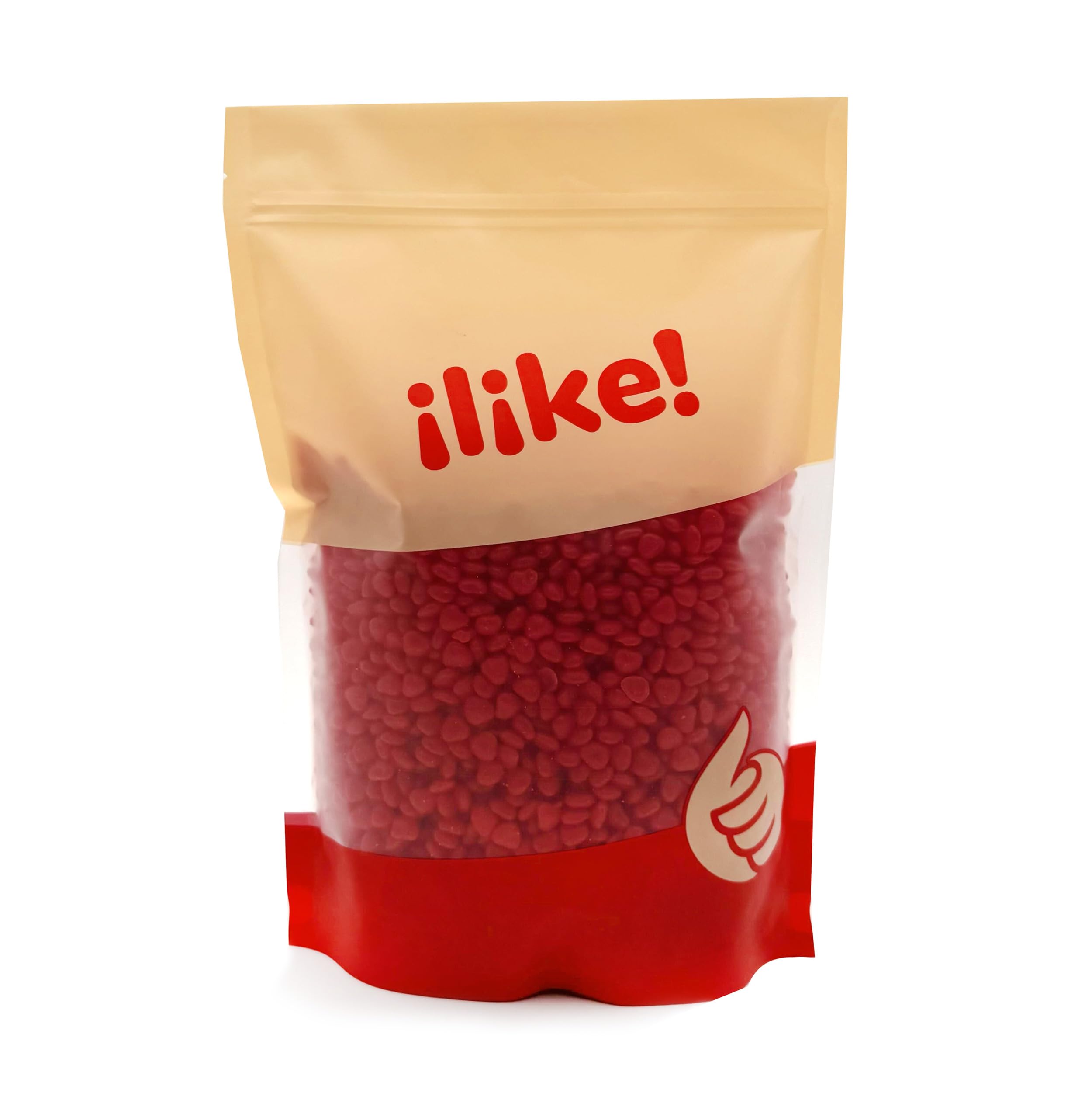 ILIKE! cinnamon heart beside a coin showing size and portion control