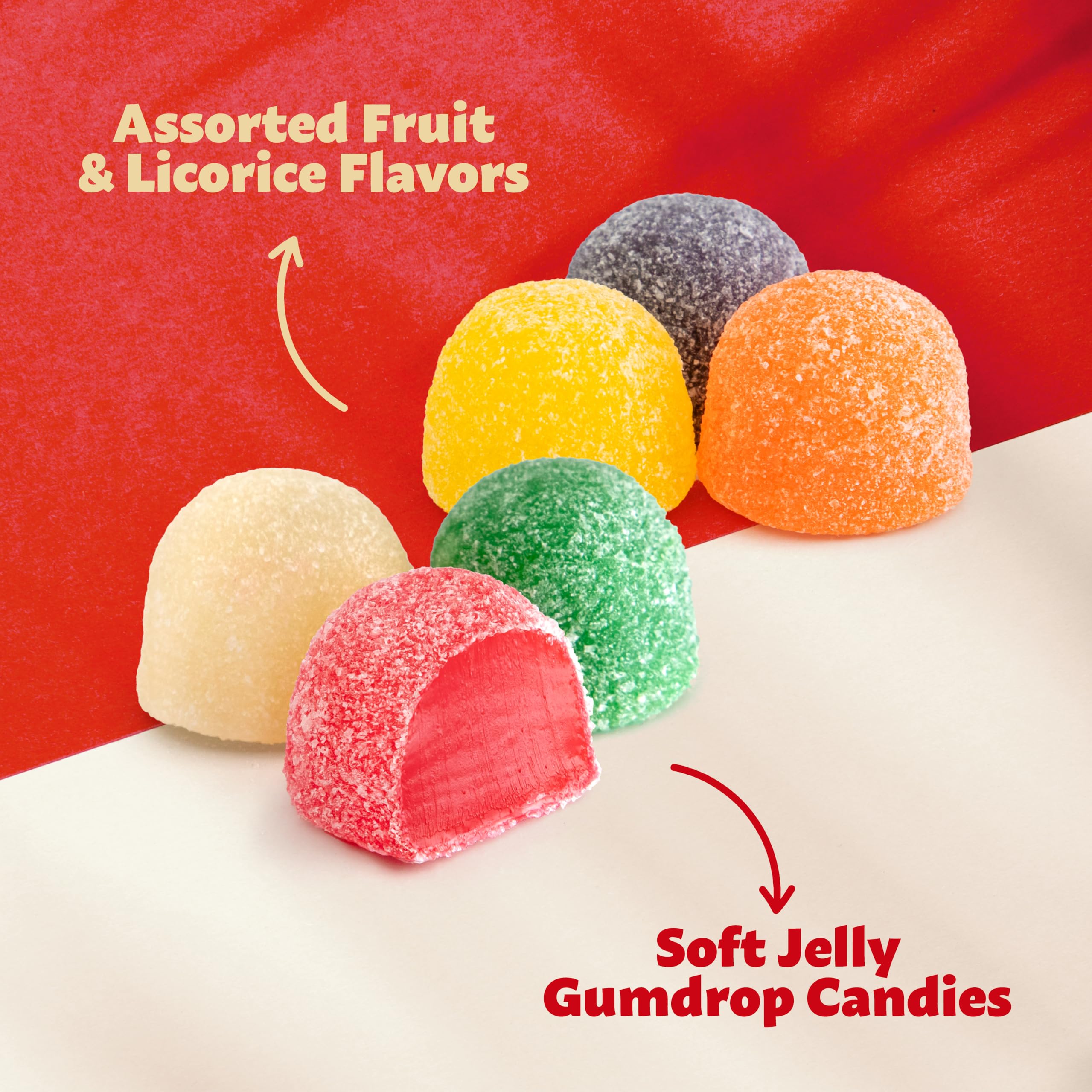 ILIKE! gumdrops used as cupcake toppers for decorative and tasty accents