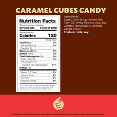 ILIKE! individually wrapped caramels close-up, convenient single-serve freshness