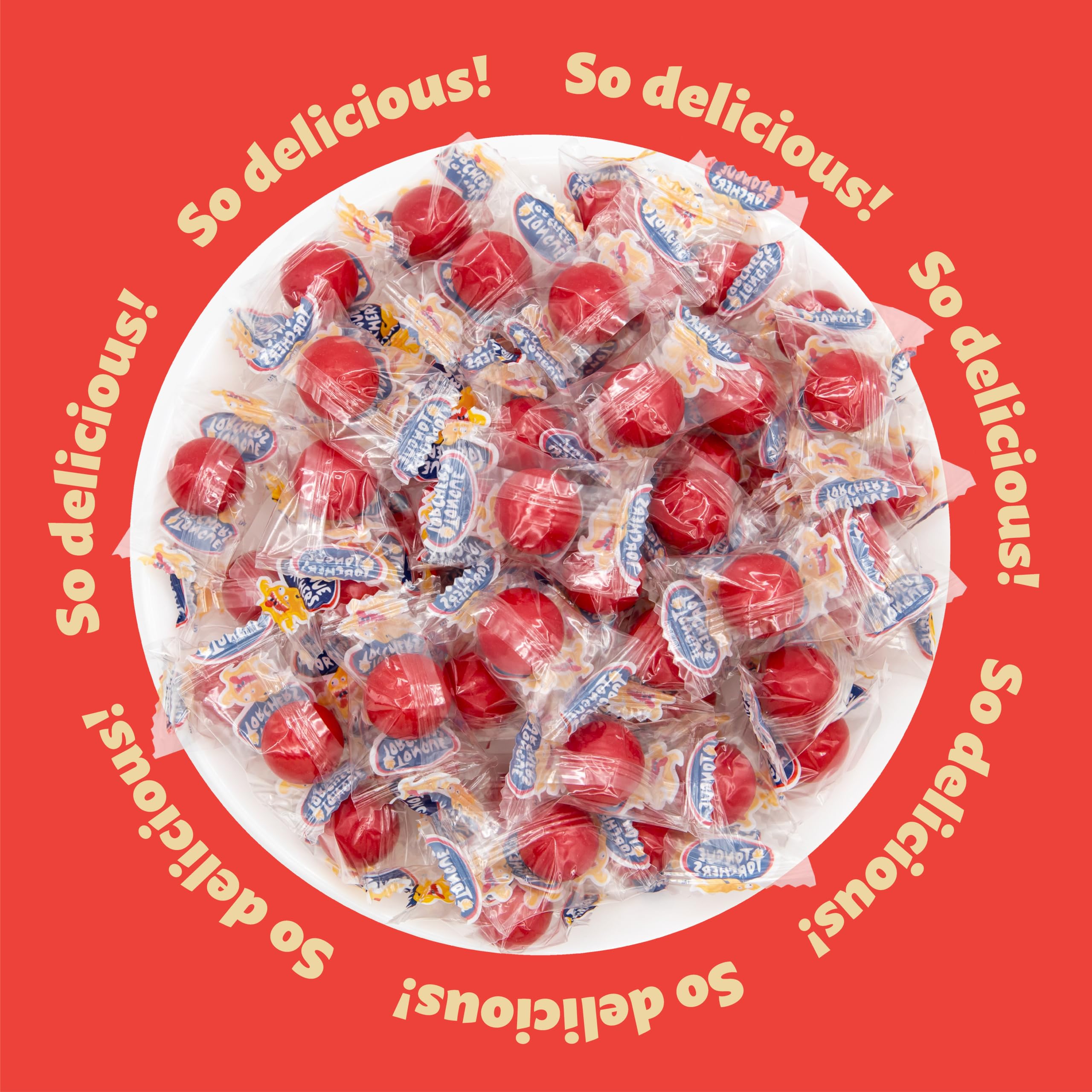 ILIKE! jawbreaker in a hand showing scale and long-lasting snacking benefit