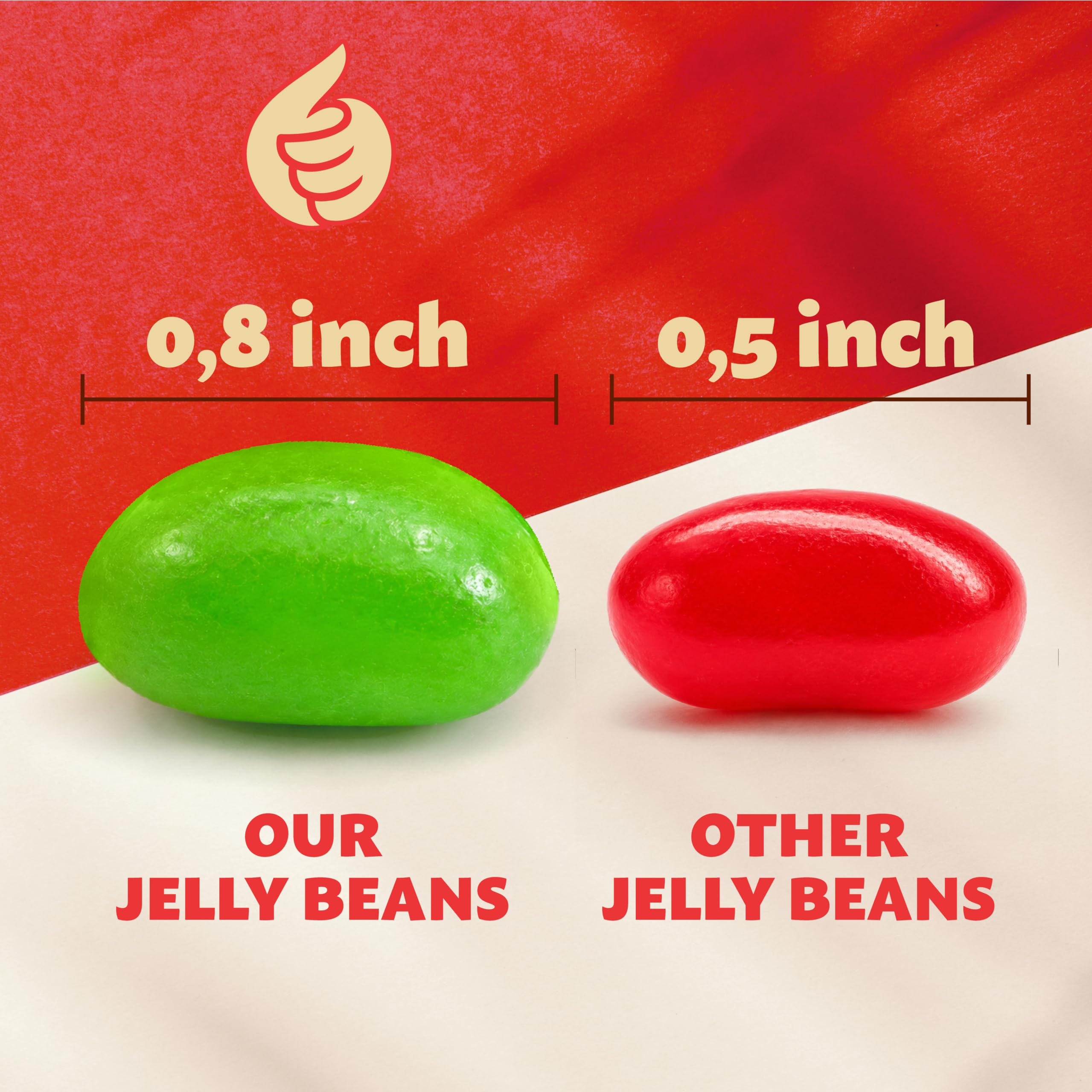 ILIKE! jelly beans topping cupcakes, enhances dessert presentation