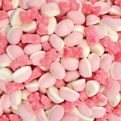 ILIKE! front of bag showing pink candy mix, clear branding and vibrant color benefit