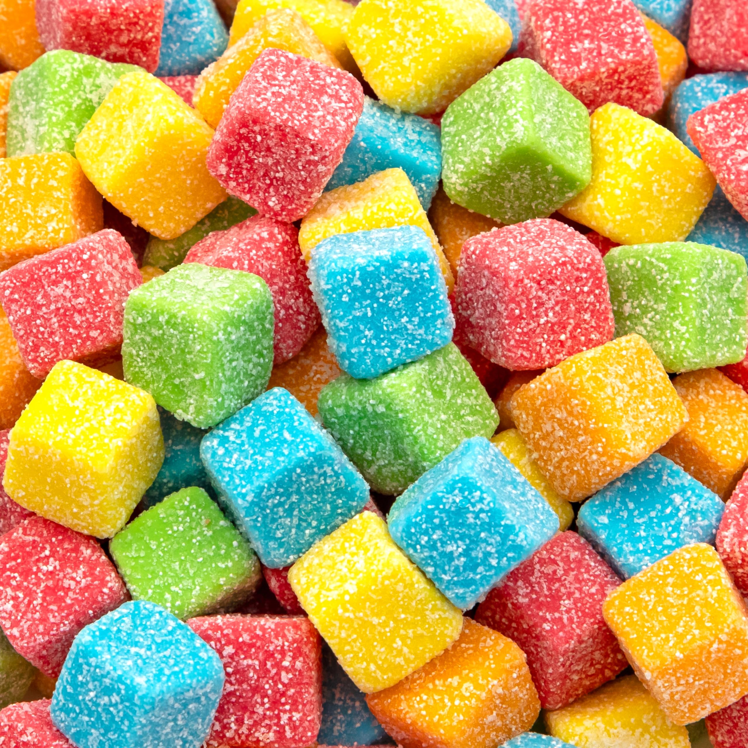 ILIKE! front package of sour gummy blocks shows vibrant bag design and quantity