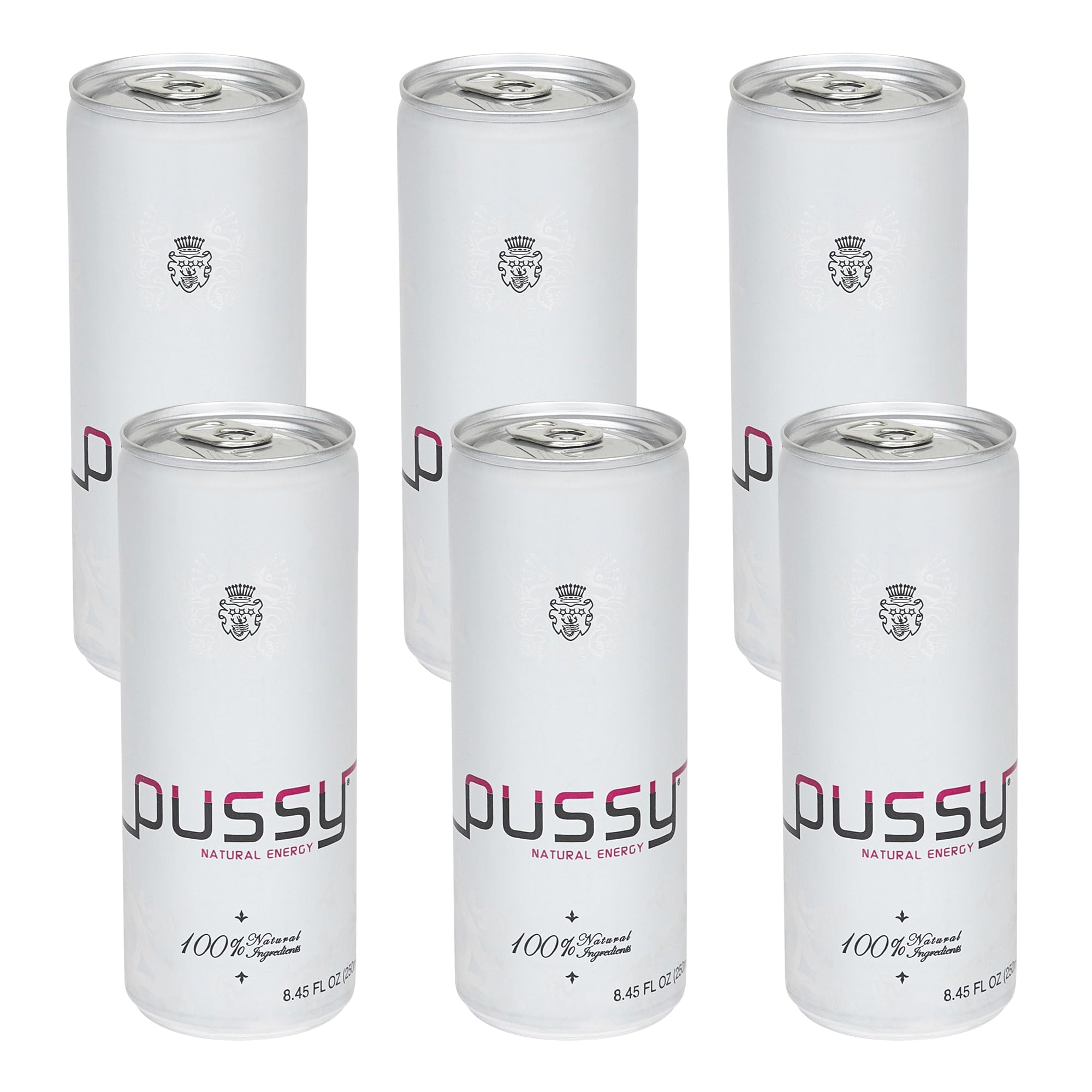 ILIOS Pussy front packaging showing can design and benefits