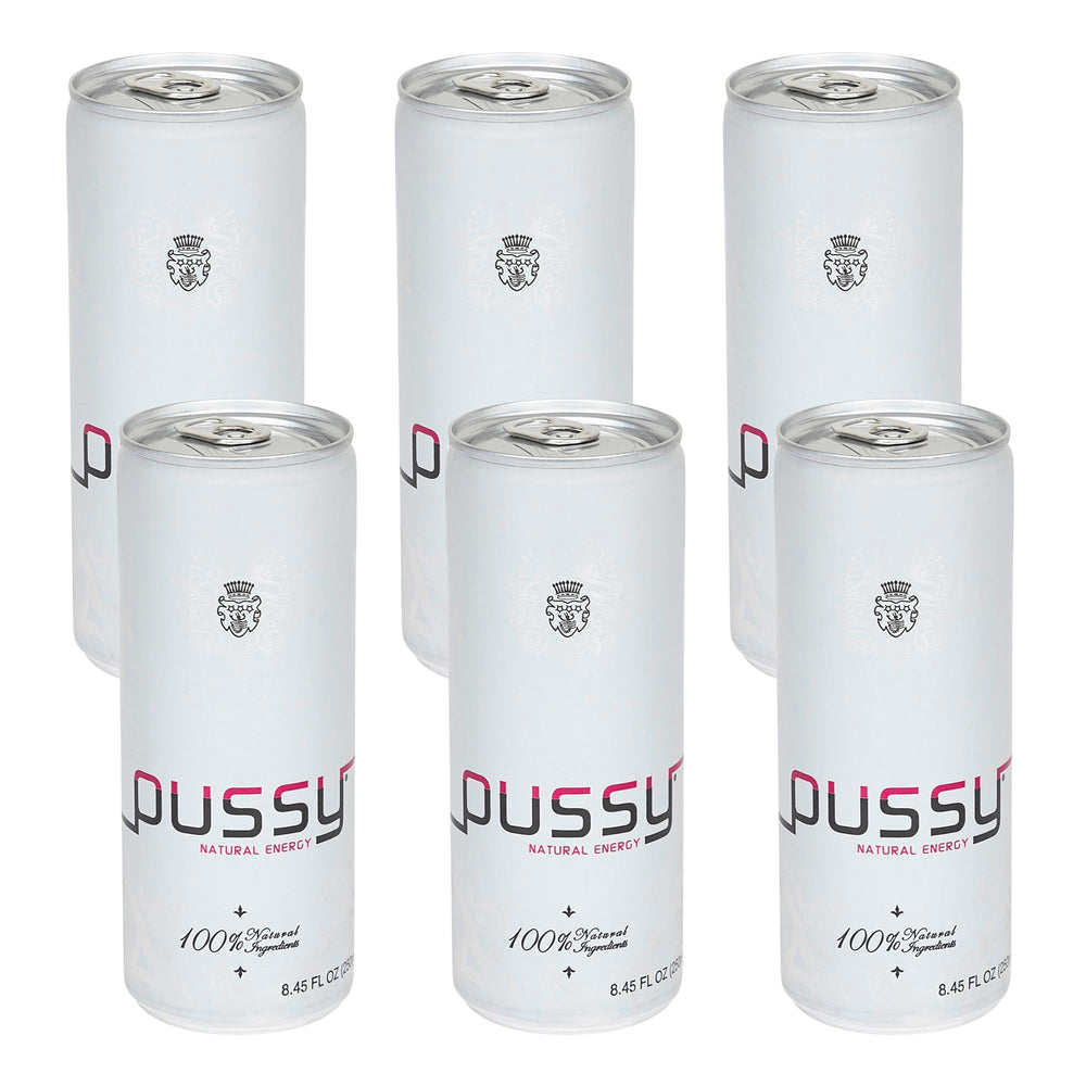 ILIOS Pussy front packaging showing can design and benefits
