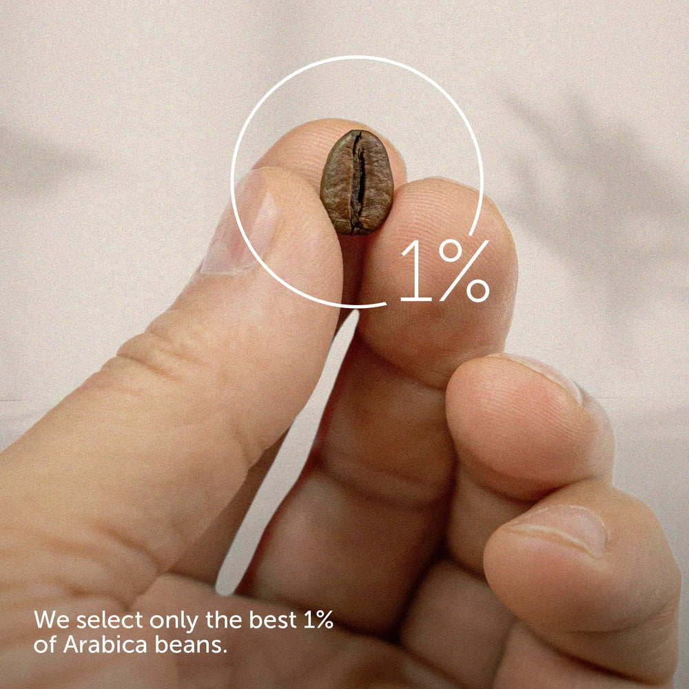 illy bean closeup highlighting roast and consistent bean quality benefit